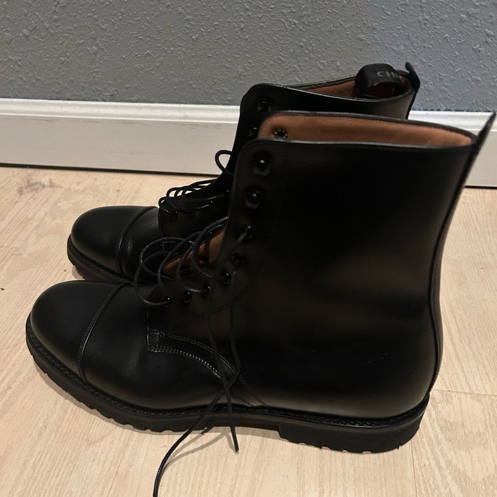 Joseph & Cheaney Men’s Trafalgar Capped Derby boot -black Calf Leather. 8 1/2 - Picture 2 of 11
